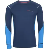PROGRESS MERINO LS Pánske funkčné Merino tričko, tmavo modrá, veľkosť XXL