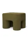 Stolička ferm LIVING Podo Stool zelená barva