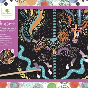 Sycomore Artissimo - vyškrabávání - Koně a jednorožci