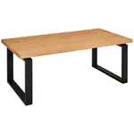 MID.YOU KONFERENČNÍ STOLEK, přírodní barvy, černá, dřevo, kov, kompozitní dřevo, 115/60/42,5 cm