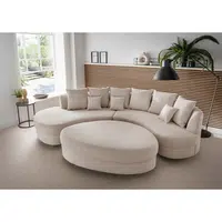 Livetastic SEDACÍ SOUPRAVA, textil, béžová