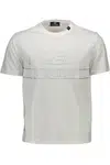 PLEIN SPORT WHITE MEN'S SHORT SLEEVE T-SHIRT