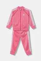 Dětská tepláková souprava adidas Originals růžová barva, JY0010