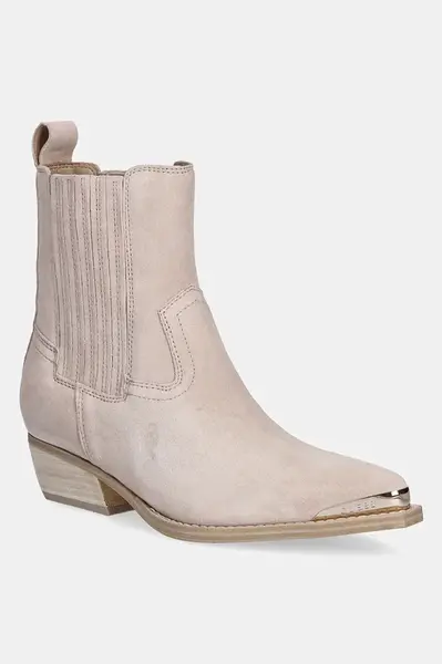 Semišové kovbojské boty Guess LANNA2