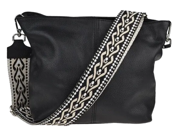 NovaKabelka.cz Prisca Nera s přídavným popruhem III