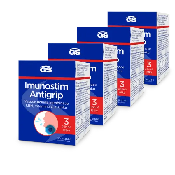GS Imunostim Antigrip, 4 × 60 pastilek