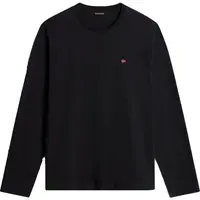 Napapijri SALIS LS 1 Pánské tričko s dlouhým rukávem, černá, velikost
