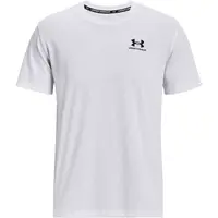 Under Armour LOGO EMB HEAVYWEIGHT Pánské tričko, bílá, velikost M