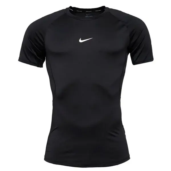Nike M NP DF TIGHT TOP SS Pánské tréninkové tričko, černá, velikost XXL