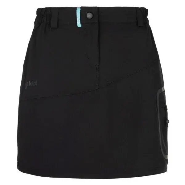 KILPI ANA Dámská outdoorová sukně, černá, velikost