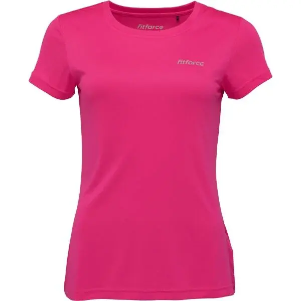 Fitforce RISA Dámské fitness triko, růžová, velikost