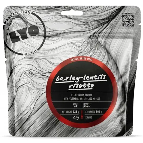 LYO KROUPOVÉ RIZOTO S ČOČKOU A AVOKÁDEM 500g Expediční strava, dummy, velikost