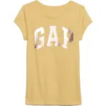 GAP LOGO Dívčí tričko, žlutá, velikost