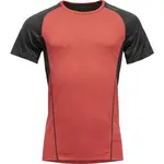 Devold RUNNING MERINO 130 SHIRT MAN Pánské triko, červená, velikost