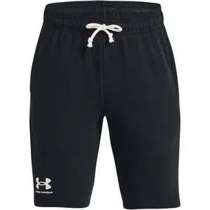 Under Armour UA RIVAL TERRY SHORT Chlapčenské kraťasy, čierna, veľkosť L