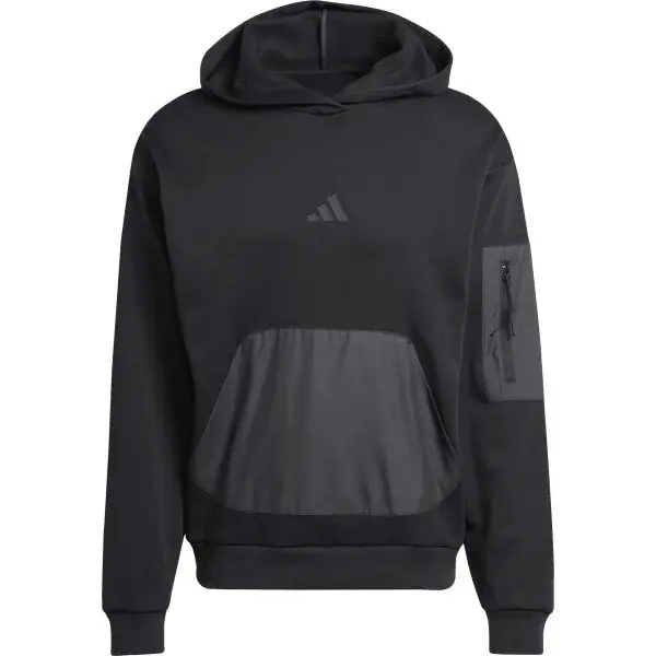 adidas M CITY ESCAPE HD GD Pánská mikina, černá, velikost XXXL