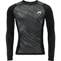 Venum RAPID LONG SLEEVE RASHGUARD Kompresní triko, černá, velikost