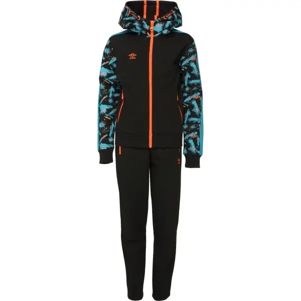 Umbro BLEIZ Chlapecká tepláková souprava, černá, velikost 164-170