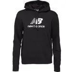 New Balance ESSENTIALS STACKED LOGO FRENCH TERRY HOODIE W Dámská mikina, černá, velikost