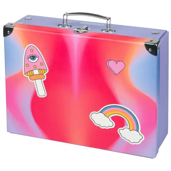 BAAGL HIPPIE Skládací školní kufřík, fialová, velikost