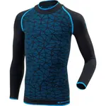 Klimatex PAFOS Dětské seamless triko, černá, velikost 110-122