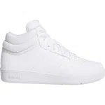 adidas HOOPS 4.0 MID J Dětské kotníkové tenisky, bílá, velikost 36 2/3
