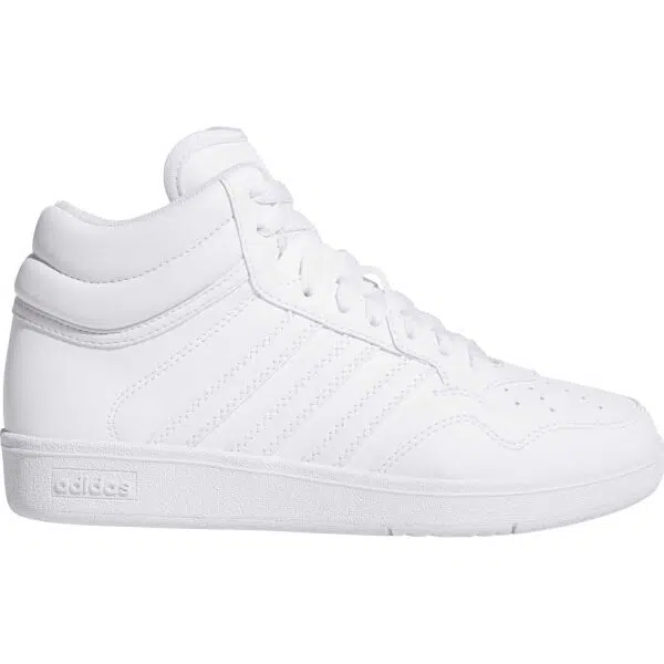 adidas HOOPS 4.0 MID J Dětské kotníkové tenisky, bílá, velikost 36 2/3
