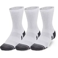 Under Armour PERFORMANCE  3P Unisex ponožky, bílá, velikost L