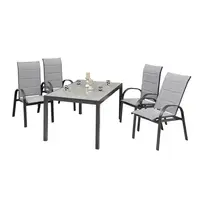Gardenson ZAHRADNÍ SESTAVA 5dílné, kov, sklo, textil