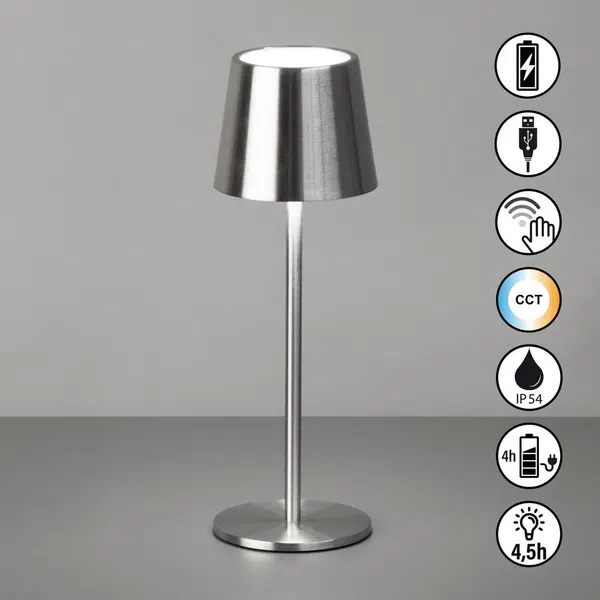 XXXL STOLNÍ LAMPA NA BATERIE, 9/27,5 cm