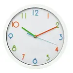 Ambia Home NÁSTĚNNÉ HODINY modrá, zelená, červená, bílá 25,4 cm