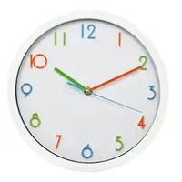 Ambia Home NÁSTĚNNÉ HODINY modrá, zelená, červená, bílá 25,4 cm