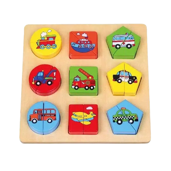 BABU - Puzzle dopravní prostředky