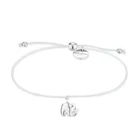 Tamaris Slušivý šňůrkový náramek s přívěskem slona Little Elephant TJ-0598-B-17