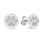 Brilio Silver Něžné stříbrné náušnice Tlapky EA489W