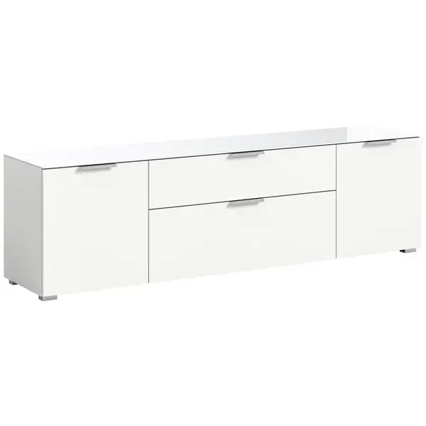Livetastic NÍZKÁ KOMODA, bílá,