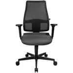 Voleo OTOČNÁ ŽIDLE, tkaná látka, síť, černá