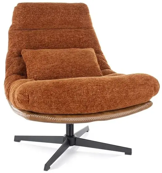 SIGNAL Křeslo FELICIA RAVEN skořicové