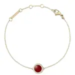 Daniel Wellington Stylový pozlacený náramek s achátem a krystaly DW00401422