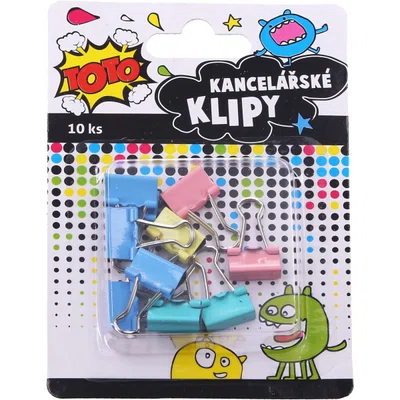 TOTO Klip kancelářský 10 ks, 15 mm
