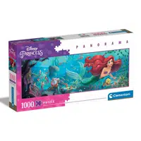 Clementoni - Puzzle Panorama 1000 Disney Malá mořská víla
