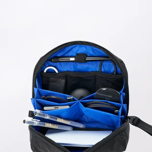 pinqponq Tech Pouch Crinkle Black