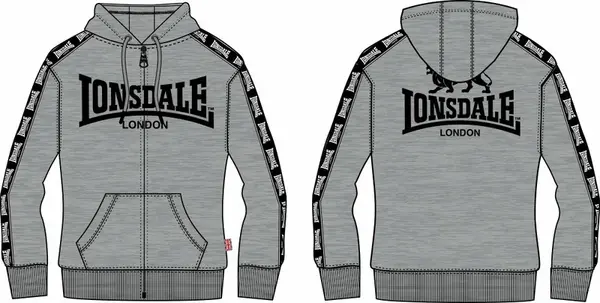 Lonsdale Men's hooded zipsweat jacket regular fit