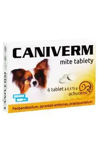 Caniverm Mite 0,175g 6 tablet
