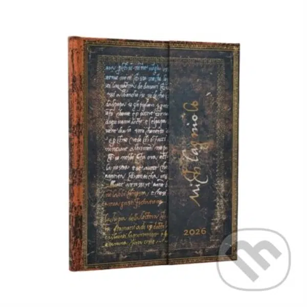 Paperblanks - týždenný diár Michelangelo, Handwriting 2026