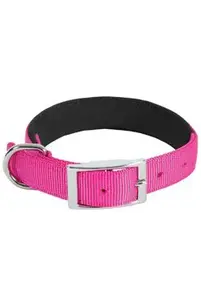 Obojek pes soft nylon růžový 25mm/60cm Zolux