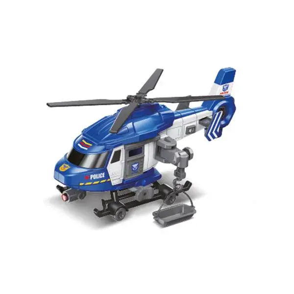 Vrtuľník policajný s efektmi 29 cm