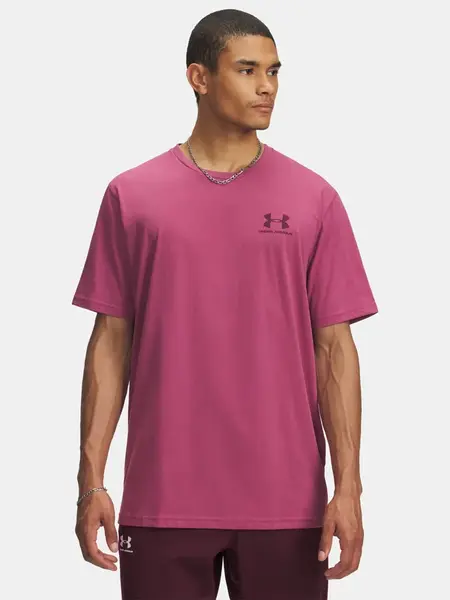 Pánské tričko Under Armour UA M SPORTSTYLE LC SS-PNK - Pánské