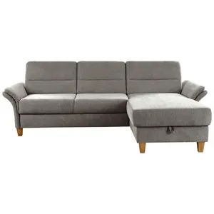 Sit & More ROHOVÁ SEDAČKA, textil, šedavě hnědá