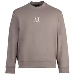 ARMANI EXCHANGE Mikina  svetlohnedá / biela